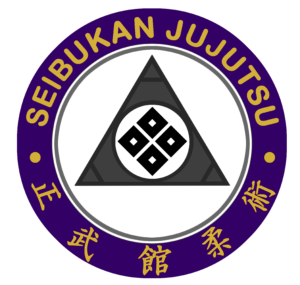 Seibukan Jujutsu logo highlighting the purple circle